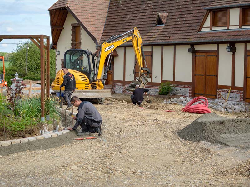 Travaux de terrassement