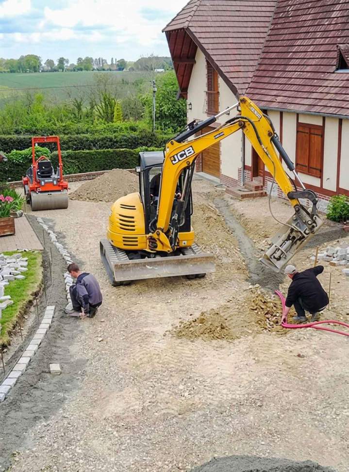 Création d’espaces extérieurs Saint-Martin-l'Hortier